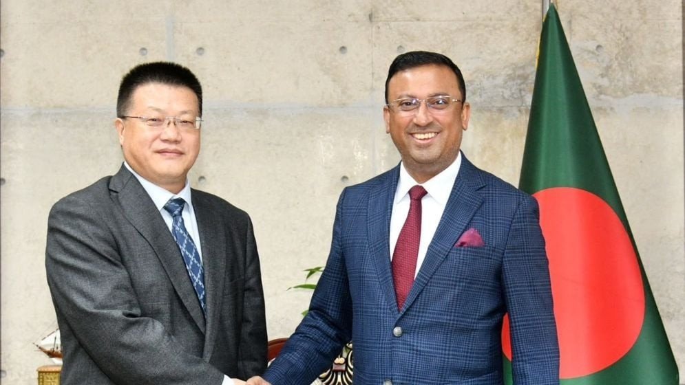 চীনের বিদায়ী রাষ্ট্রদূত ইয়াও ওয়েনের সঙ্গে পররাষ্ট্র প্রতিমন্ত্রীর সাক্ষাৎ